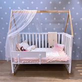 FIJN Alexis Baby Cot with Removable Roof (130x70cm or 140x70cm)
