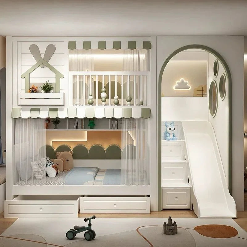 Nukhome Pink Little Hopper Bunk Bed (D7)