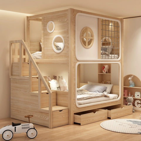 Nukhome Little Woody Full Height Bunk Bed (Make-To-Order only) Nukhome Little Woody Full Height Bunk Bed (Make-To-Order only)