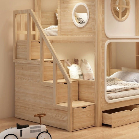 Nukhome Little Woody Slide and Staircase Options