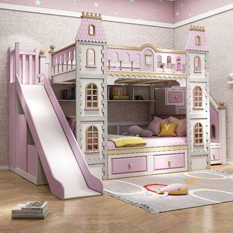 Nukhome Castle Full Height Bunk Bed (Customizable)