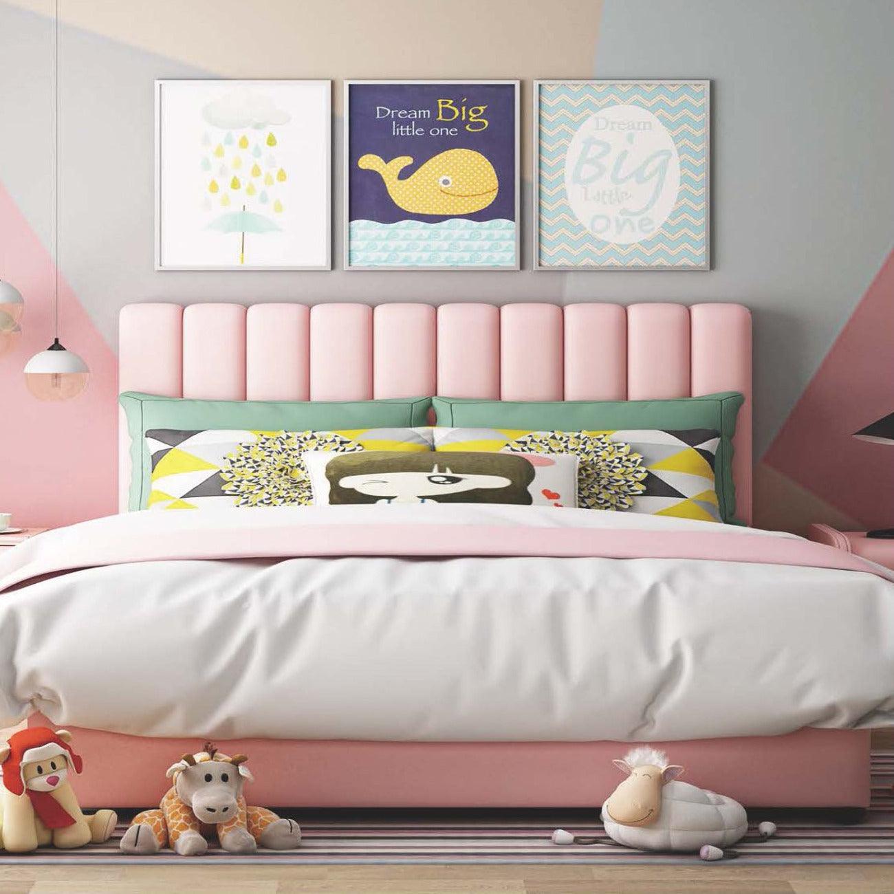 HB Rooms Stripe Bed (#816) - Kids Haven HB Rooms Stripe Bed (#816) - Kids Haven