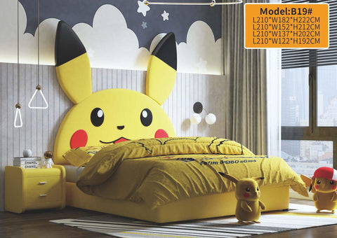 HB Rooms Pikachu Bed (#909) - Kids Haven HB Rooms Pikachu Bed (#909) - Kids Haven