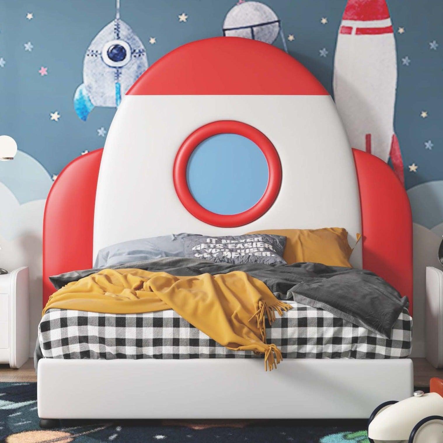 HB Rooms Rocket Bed (#853) - Kids Haven HB Rooms Rocket Bed (#853) - Kids Haven