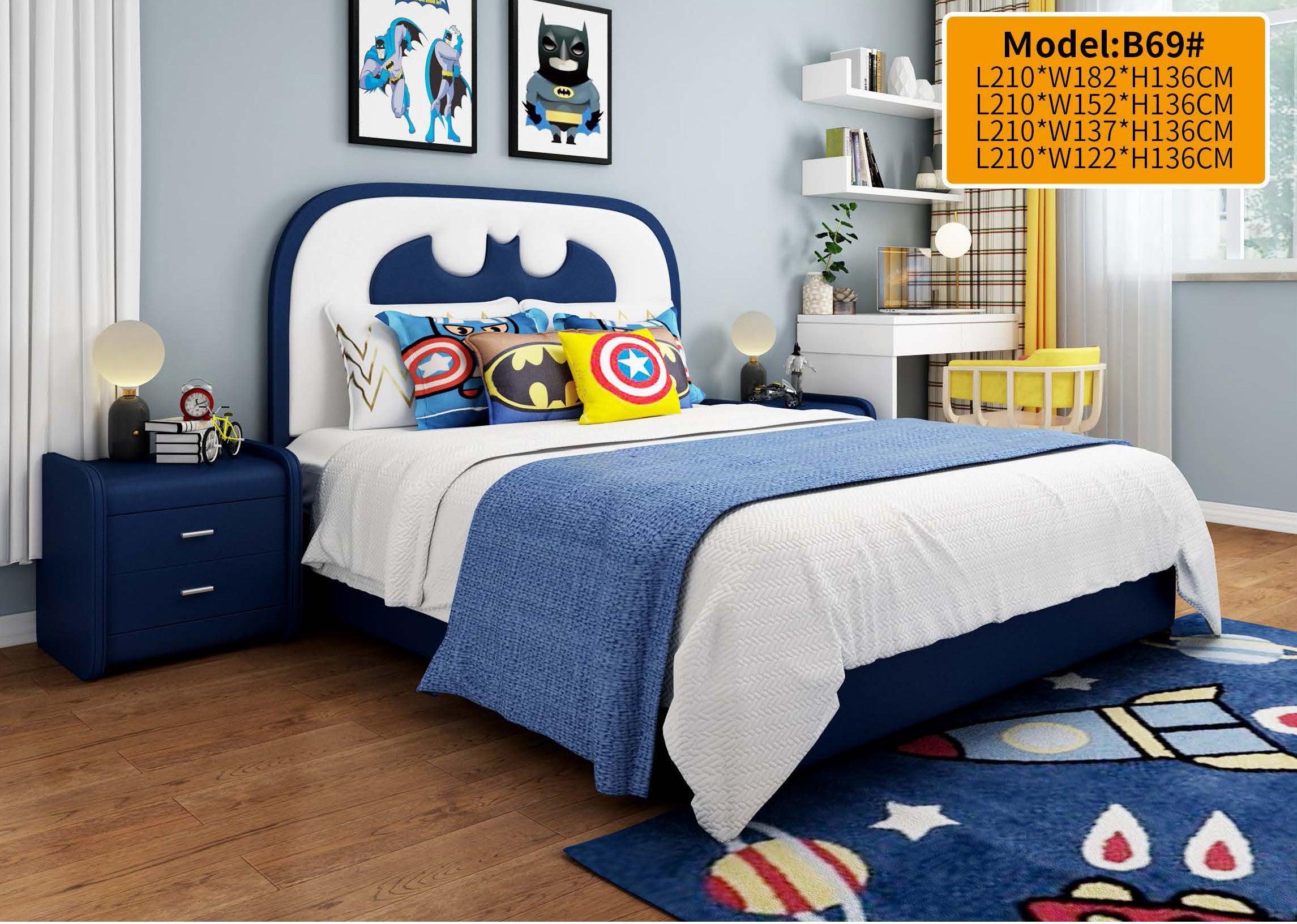 HB Rooms Batman Bed (#813) - Kids Haven HB Rooms Batman Bed (#813) - Kids Haven