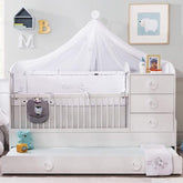 Baby Cotton SL Extendable Baby Bed (with Parents Bed) (80x180 Cm) - Kids Haven