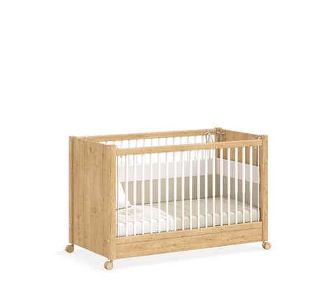 Cilek Baby Bed with Wheels Oak (60x120 cm)
