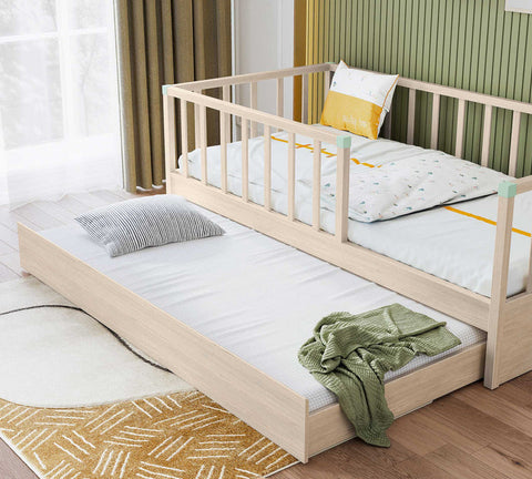 Cilek Montes Natural New Pullout Bedstead (90x190 cm)