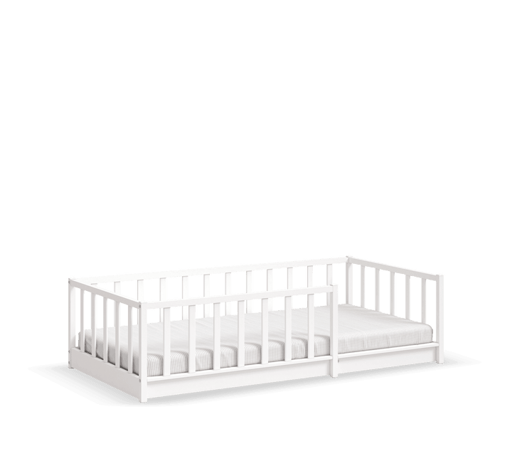 Cilek White Roofless Bedstead (90x190 cm) - Kids Haven