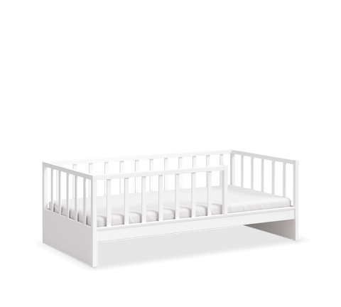 Cilek Montes White Alpha Roofless Bed (100x200 cm)
