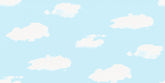 Blue Sky with Clouds Wallpaper (The One 6831-1J)