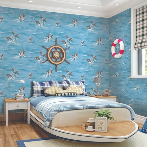 Dolphin Wallpaper (The One 6836-1J) Dolphin Wallpaper (The One 6836-1J)