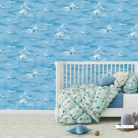 Waves Wallpaper (The One 6836-2J) Waves Wallpaper (The One 6836-2J)
