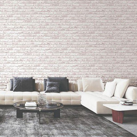 Light Brick Wallpaper (The One 6837-1J) Light Brick Wallpaper (The One 6837-1J)