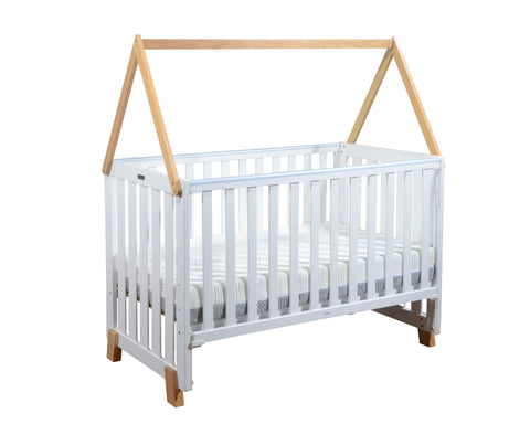 FIJN Alexis Baby Cot with Removable Roof (130x70cm or 140x70cm) FIJN Alexis Baby Cot with Removable Roof (130x70cm or 140x70cm)