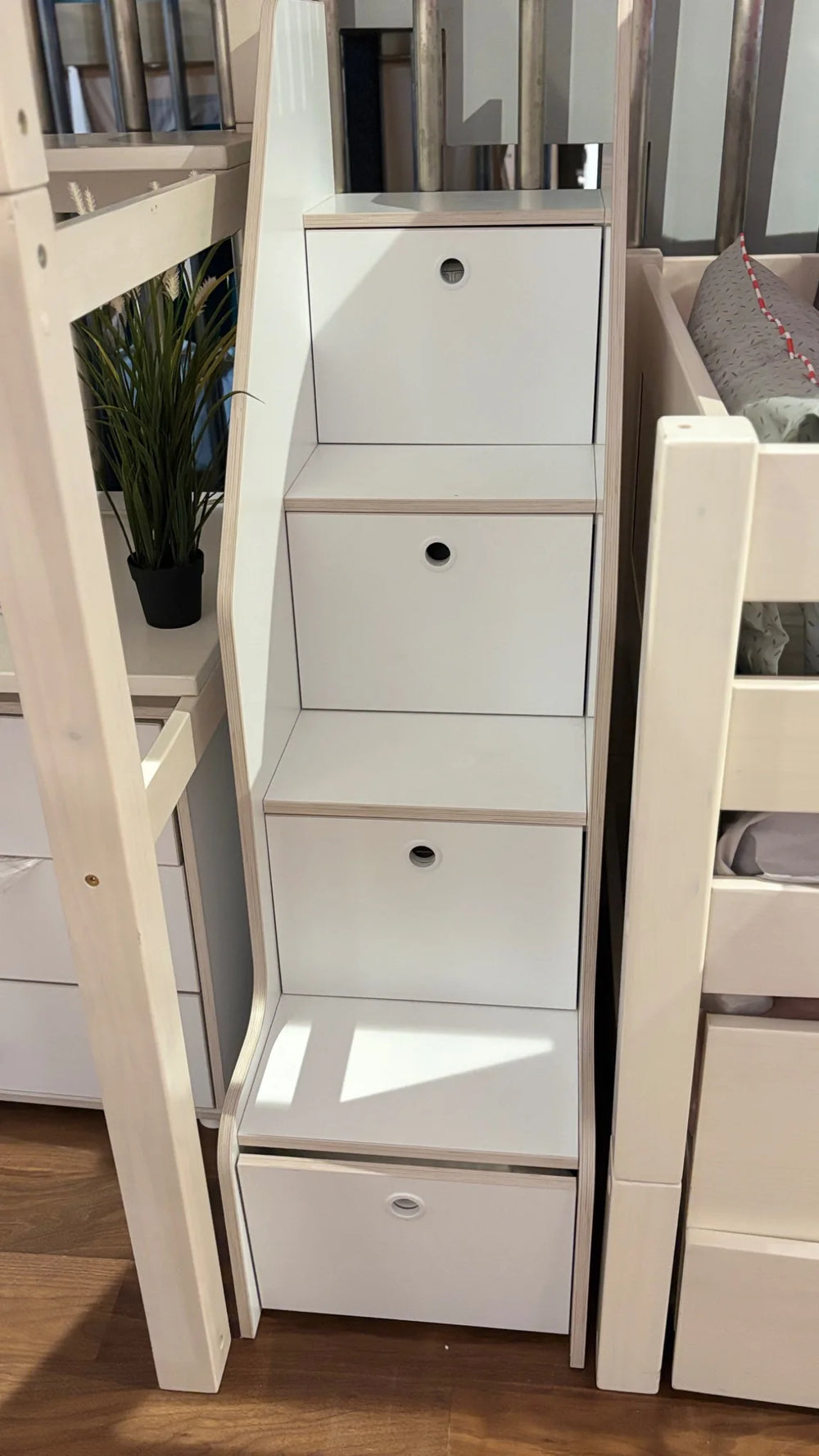 Cilek Studio Staircase With Cabinet White (Display Unit)