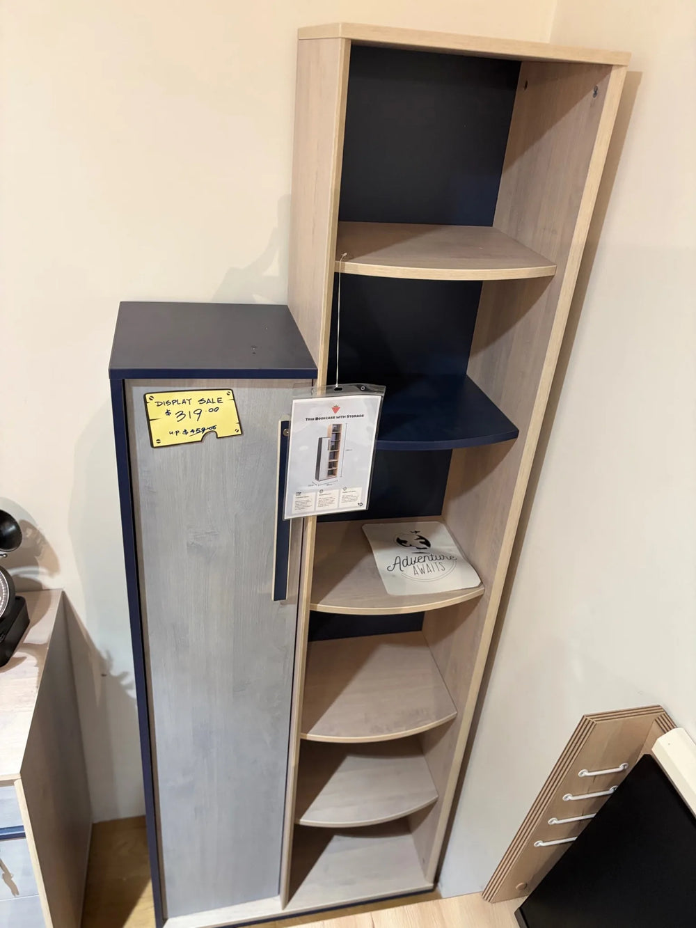 Cilek Trio Kids Bookcase With Storage (Display Unit)