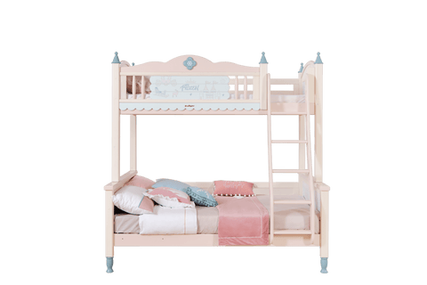 Sampo Frozen Bunk Bed w Mounted Ladder - Kids Haven Sampo Frozen Bunk Bed w Mounted Ladder - Kids Haven