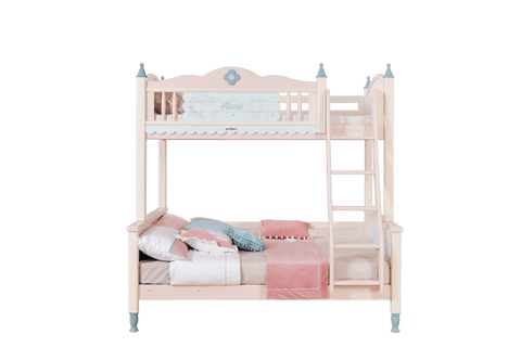 Sampo Frozen Bunk Bed w Mounted Ladder - Kids Haven