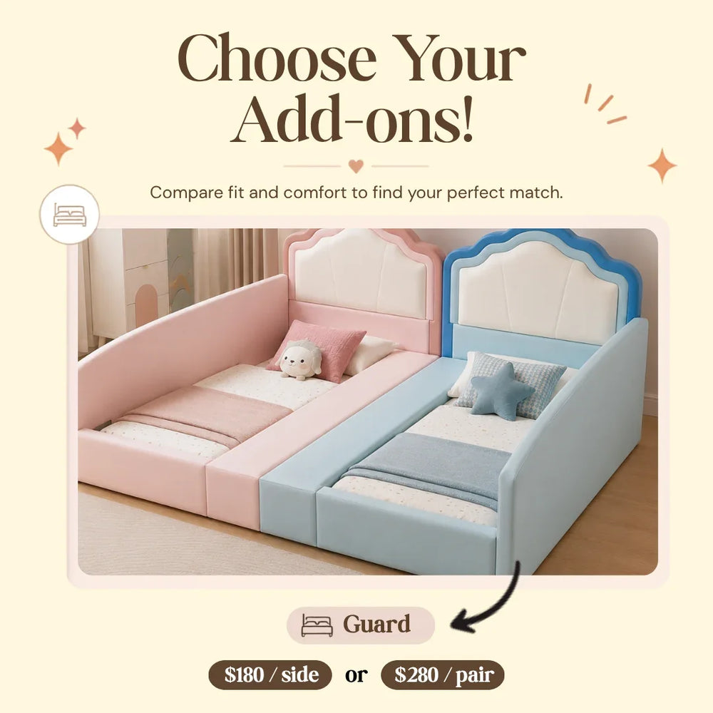 HB Rooms Low Beds — Optional Add-ons