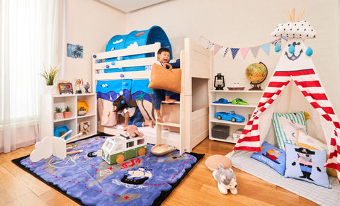 Snuggle Beachside Underbed Curtains - Kids Haven Snuggle Beachside Underbed Curtains - Kids Haven