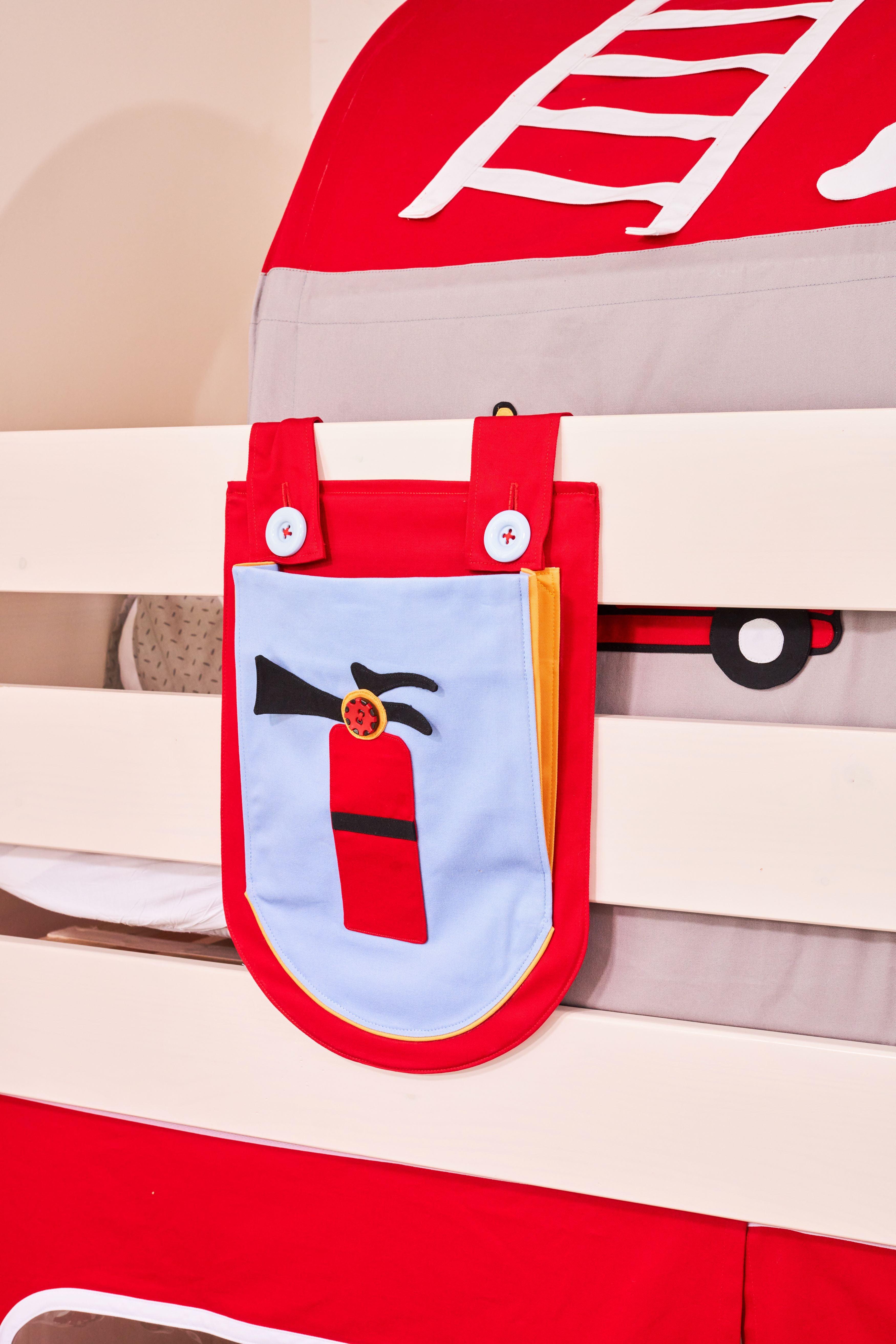 Snuggle Fire Engine Underbed Curtains - Kids Haven Snuggle Fire Engine Underbed Curtains - Kids Haven