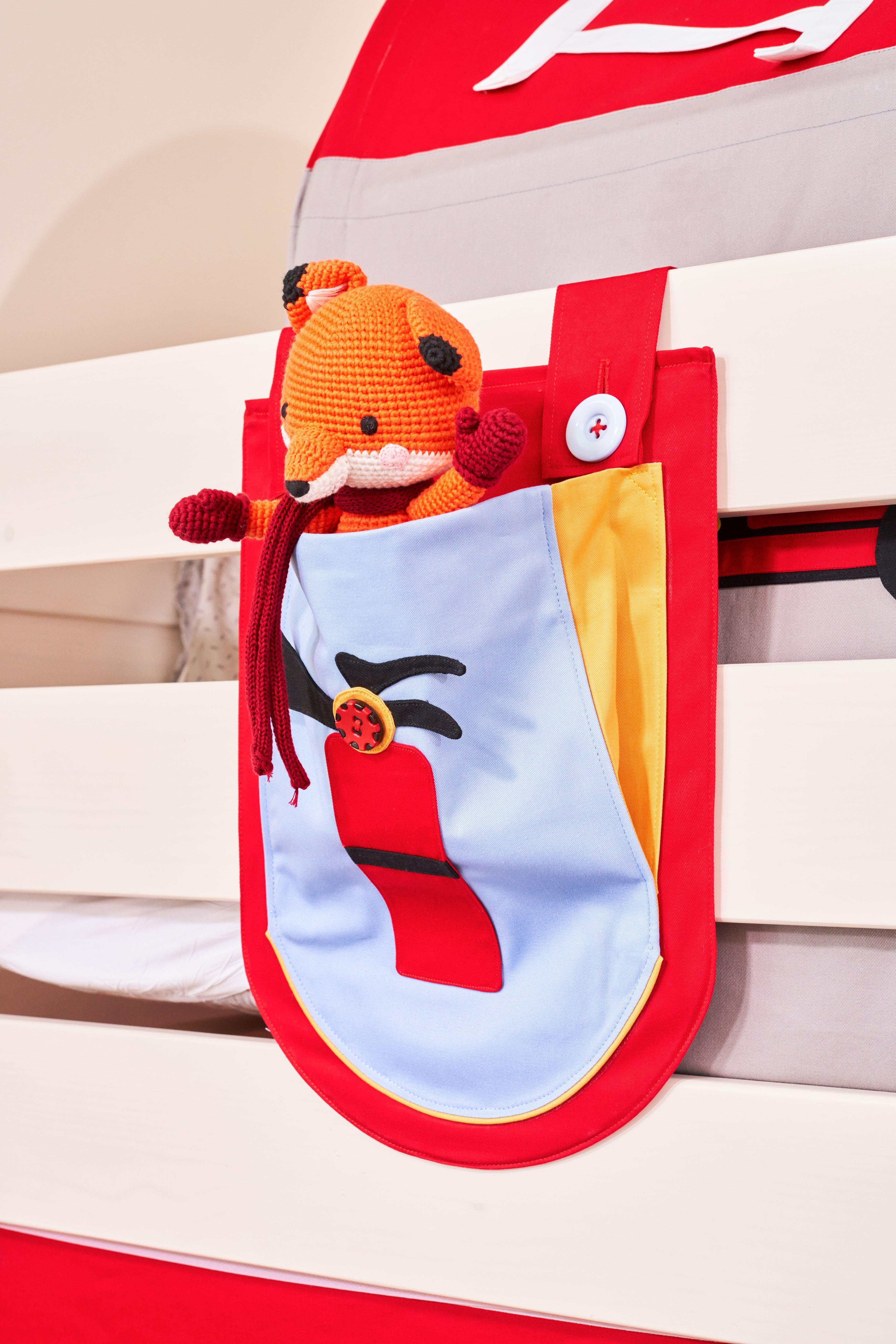 Snuggle Fire Engine Underbed Curtains - Kids Haven