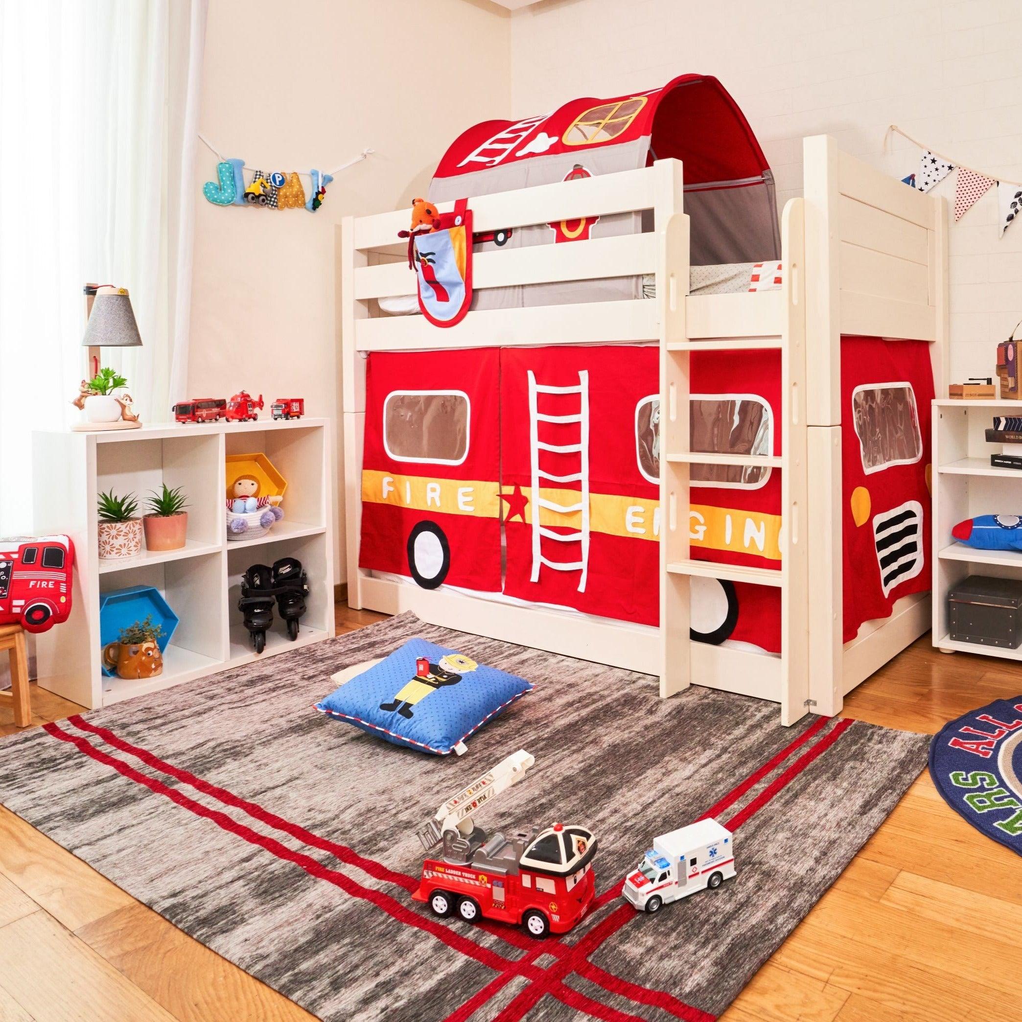 Snuggle Fire Engine Canopy – Kids Haven - Main Image