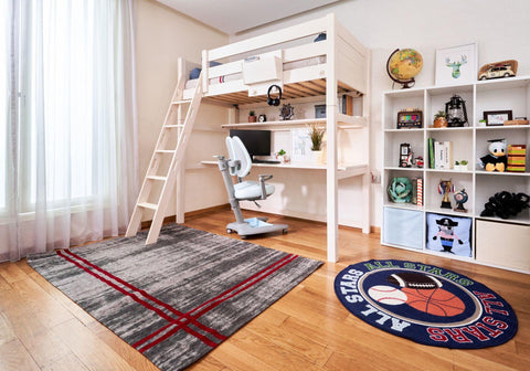 ModBed High Loft Legs w table and shelf only - Kids Haven ModBed High Loft Legs w table and shelf only - Kids Haven