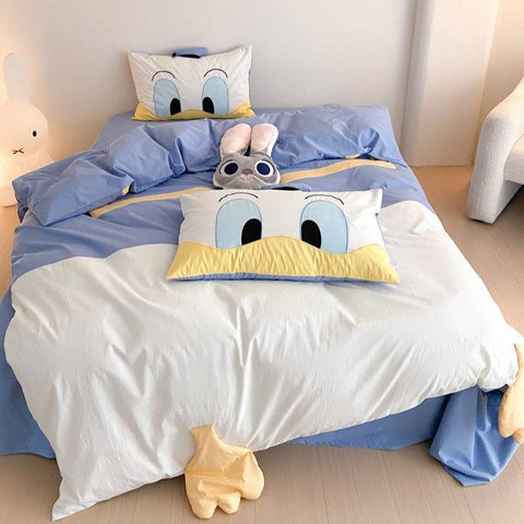 Snuggle Disney Donald Duck Bedsheet Set - Kids Haven Snuggle Disney Donald Duck Bedsheet Set - Kids Haven