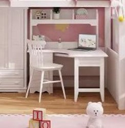 Nukhome Bubblegum Loft Table and Storage Options Nukhome Bubblegum Loft Table and Storage Options