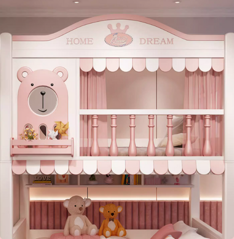Nukhome Little Rabbit Full Height Bunk Bed (Customizable) Nukhome Little Rabbit Full Height Bunk Bed (Customizable)