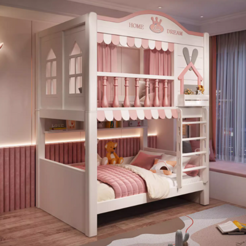 Nukhome Little Rabbit Full Height Bunk Bed (Customizable) Nukhome Little Rabbit Full Height Bunk Bed (Customizable)
