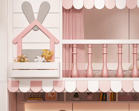 Nukhome Little Rabbit Full Height Bunk Bed (Customizable) Nukhome Little Rabbit Full Height Bunk Bed (Customizable)