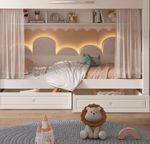 Nukhome Dream Castle Full Height Bunk Bed (Customizable) Nukhome Dream Castle Full Height Bunk Bed (Customizable)