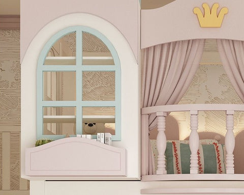 Nukhome Dream Castle Full Height Bunk Bed (Customizable) Nukhome Dream Castle Full Height Bunk Bed (Customizable)