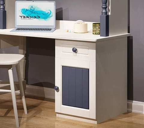 HB Rooms Royal Blue Study Desk with Unit HB Rooms Royal Blue Study Desk with Unit