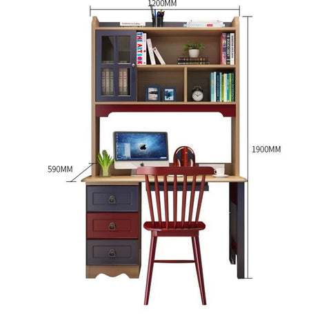 HB Rooms Vintage Autumn Study Desk with Unit HB Rooms Vintage Autumn Study Desk with Unit