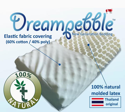 Dreampebble 100% Natural Latex Massage Pillow Dreampebble 100% Natural Latex Massage Pillow