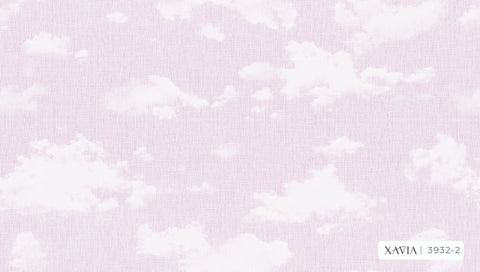 Pink Fluffy Clouds Wallpaper (Xavia 3932-2J)