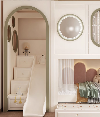 Nukhome Bubblegum Slide and Staircase Options Nukhome Bubblegum Slide and Staircase Options