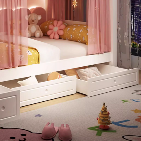 Nukhome Bear House Underbed Storage and Cushion Options
