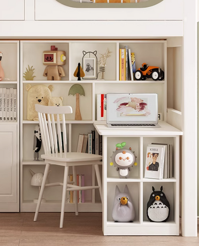 Nukhome Bubblegum Loft Table and Storage Options Nukhome Bubblegum Loft Table and Storage Options