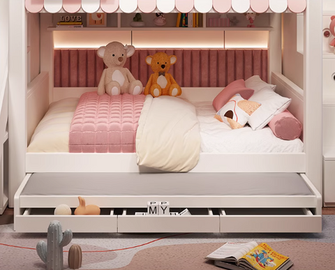 Nukhome Little Rabbit Full Height Bunk Bed (Customizable) Nukhome Little Rabbit Full Height Bunk Bed (Customizable)