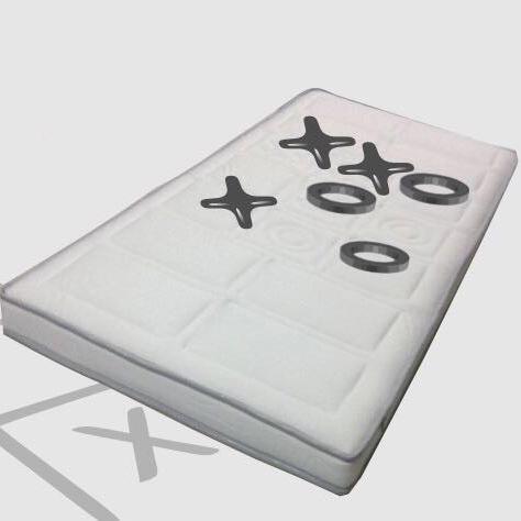 Bed Gallery 4" Hybrid Latex Tic-Tac-Toe Mattress(With Options) - Kids Haven Bed Gallery 4" Hybrid Latex Tic-Tac-Toe Mattress(With Options) - Kids Haven