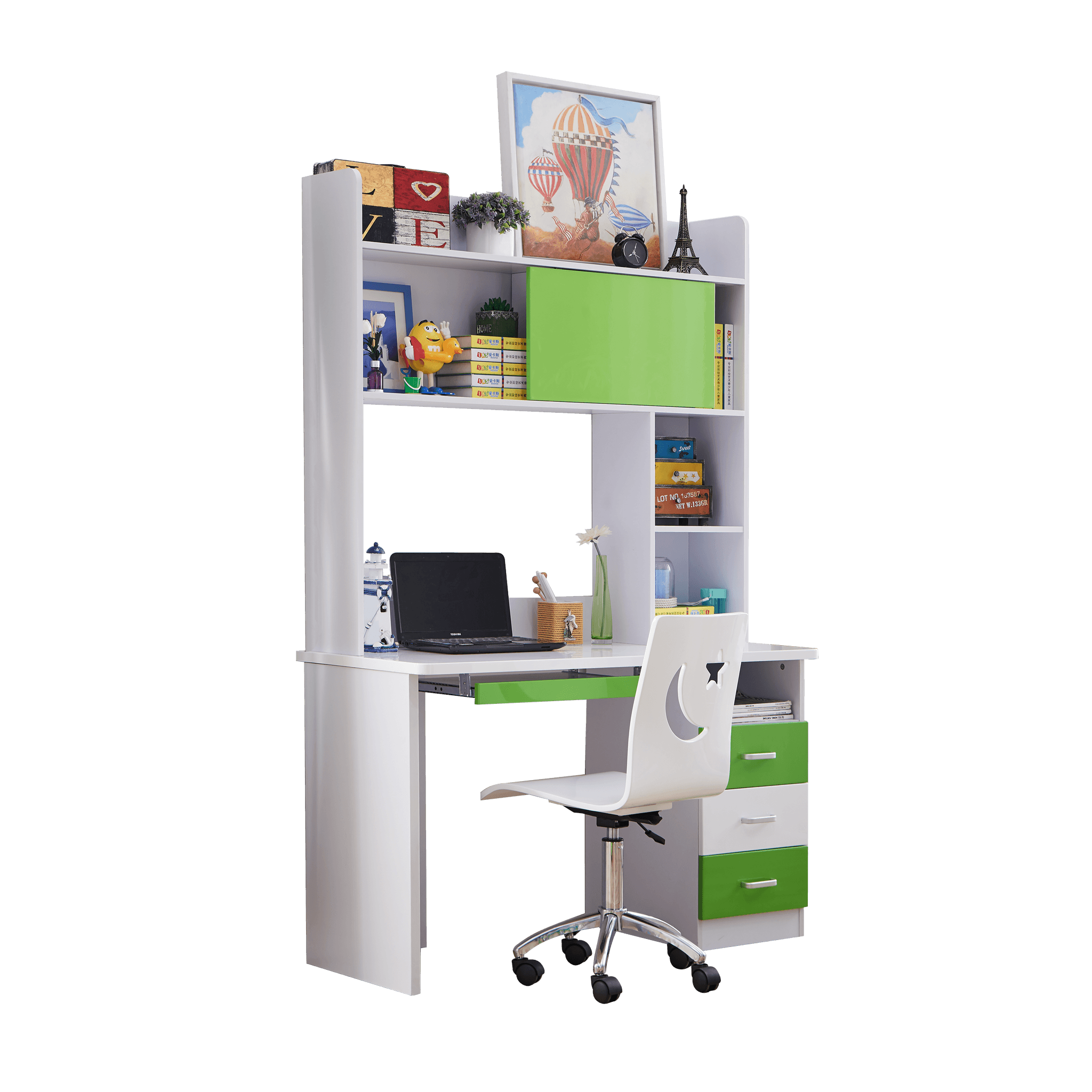 HB Rooms Foilage Study Table (#8110) - Kids Haven HB Rooms Foilage Study Table (#8110) - Kids Haven