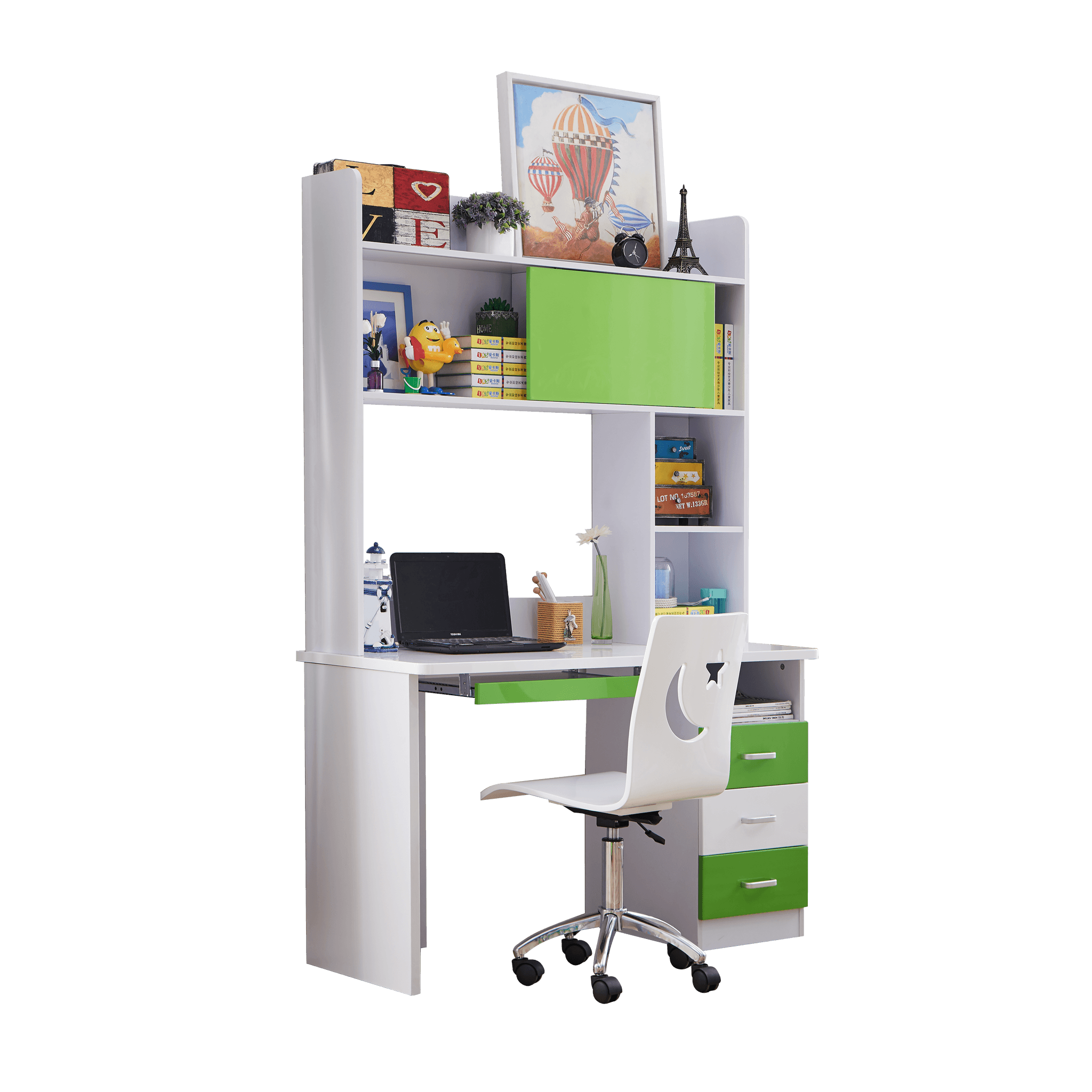 HB Rooms Foilage Study Table (#8110) - Kids Haven