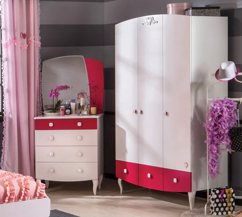 Cilek Yakut Dresser With Mirror - Kids Haven Cilek Yakut Dresser With Mirror - Kids Haven