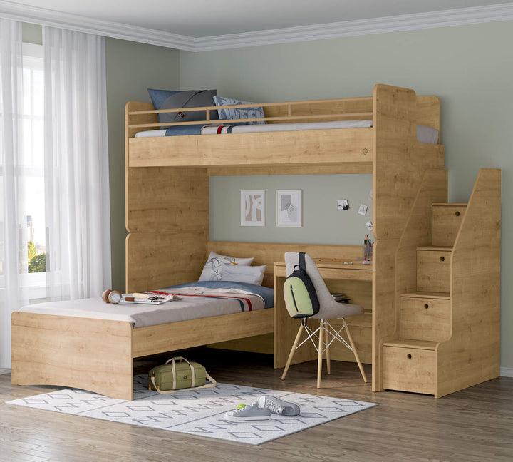 (NEW) Cilek Studio Beds Lofts Bunk Parts Mocha - Kids Haven