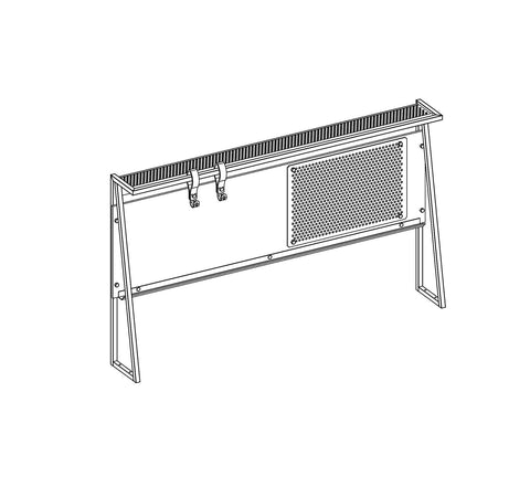 Cilek Dark Metal Small Study Desk Unit Only - Kids Haven